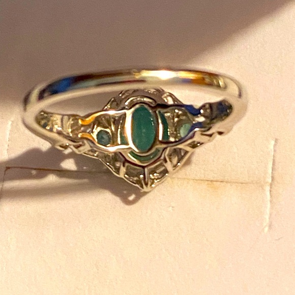 Grandidierite in Vermeil YG and Platinum over St-Silver Size 9- 2.15 ctw - Picture 5 of 6